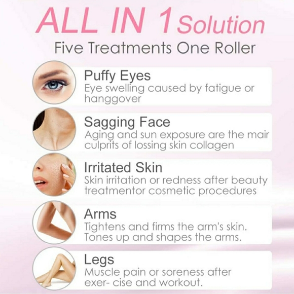 JADE ROLLER ROSE QUARTZ FACE MASSAGER - Picture 8 of 8